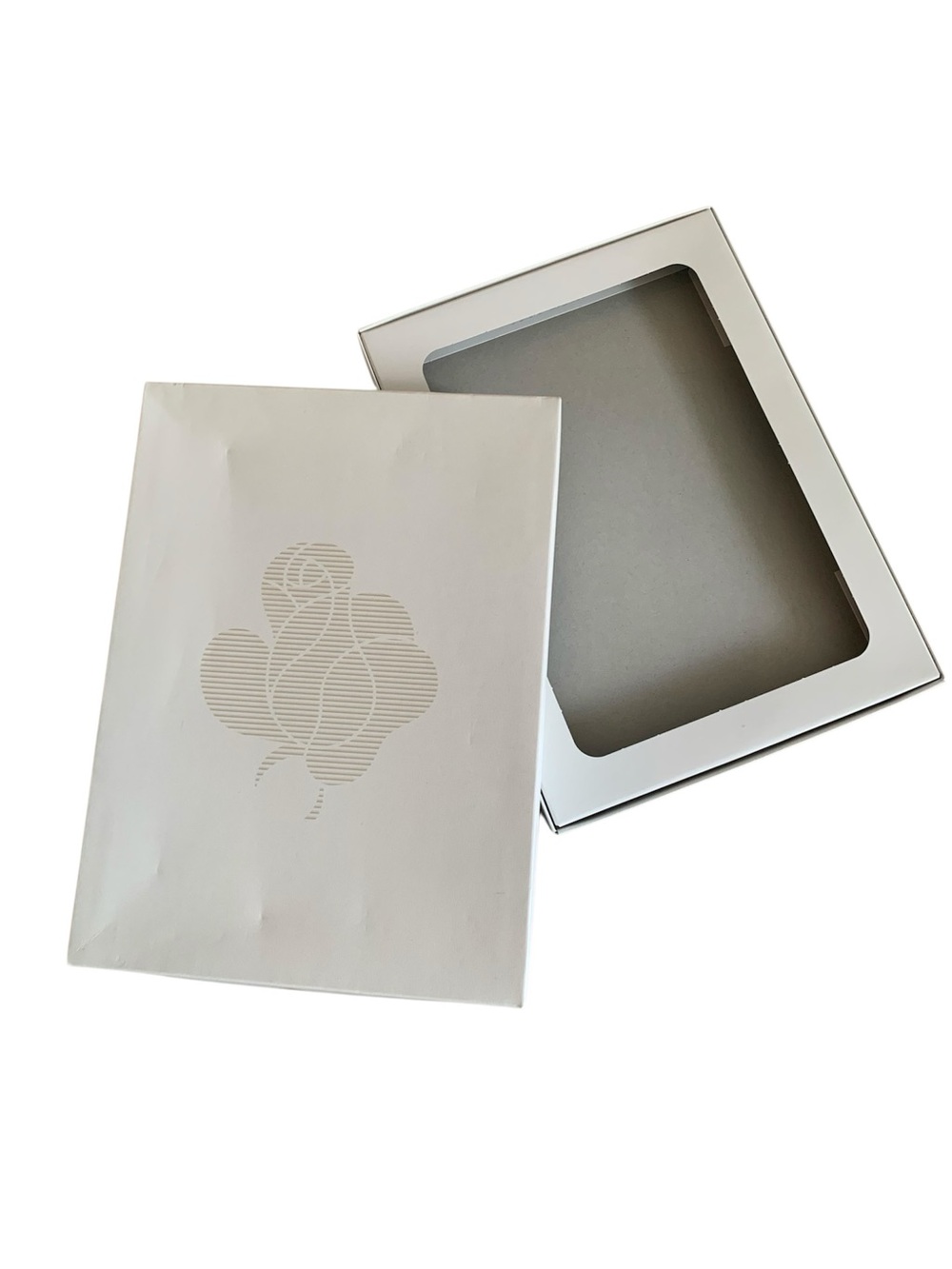 Takashimaya White Gift Box for Handkerchiefs Japan